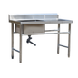 Plonge Inox Professionnelle 1 Bac avec Égouttoir – 120 x 70 cm